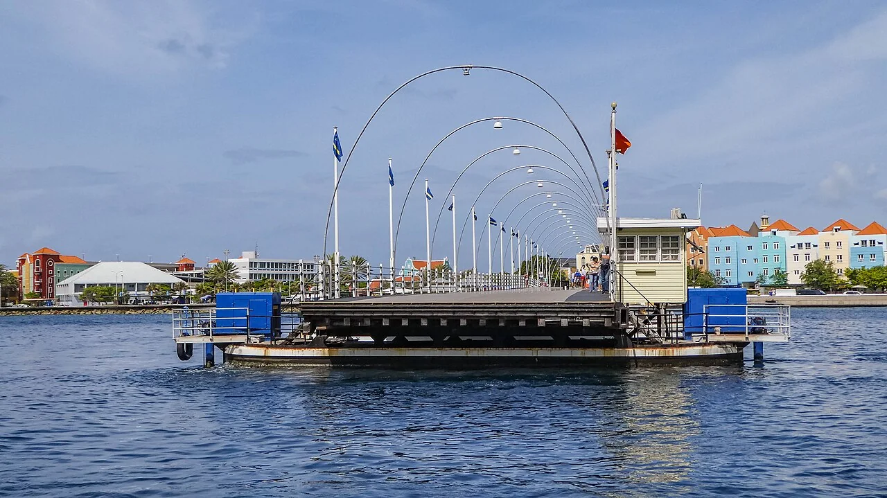 Queen Emma Bridge during an opening