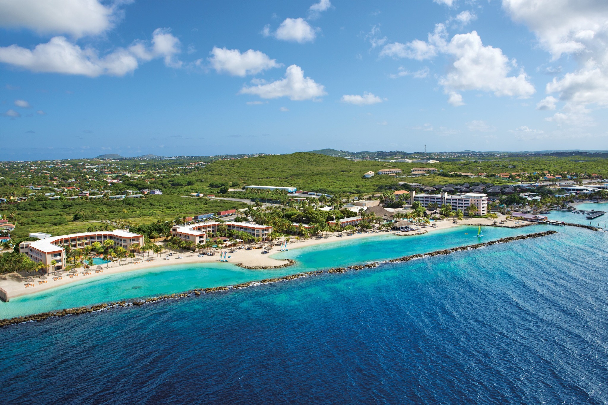 All-inclusive resort aan zee op Curaçao